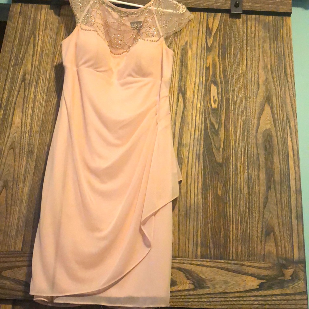 Blush pink formal dress